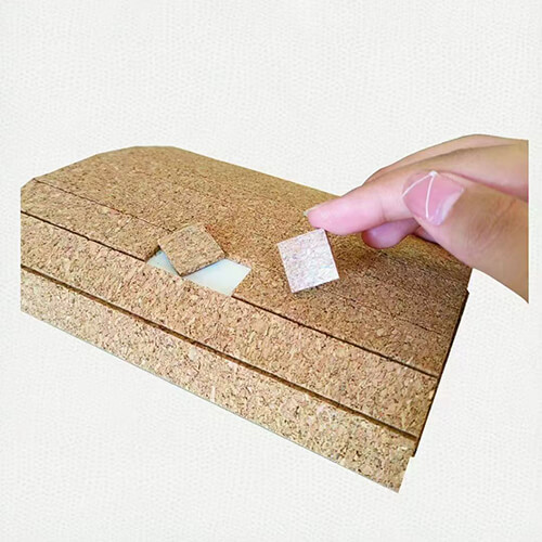 Cork pad with glue